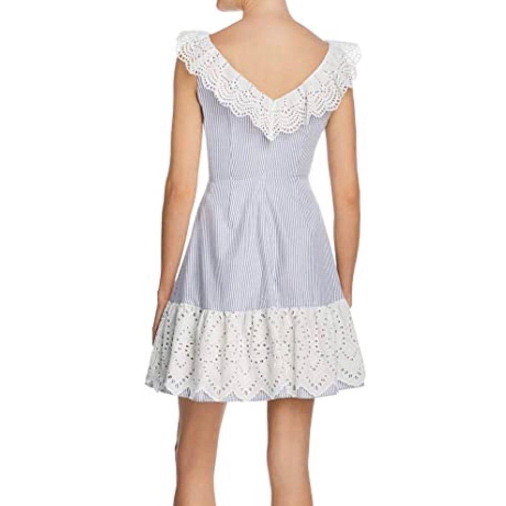 Lucy Paris | Striped Eyelet Trim Dress *NWT* - Picture 2 of 15